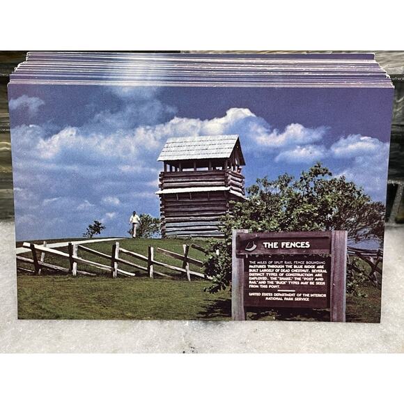 Vintage Postcard Lot Groundhog Mtn Carroll County & Hillsville Virginia Camping - Picture 2 of 5